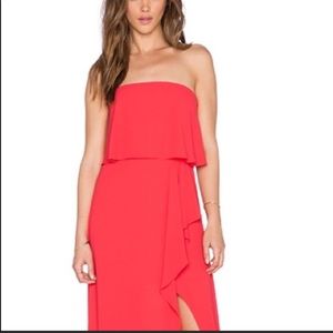 BCBGMAXAZRIA Red evening dress size 8